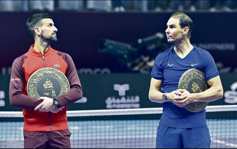 Novak Djokovic y Rafael Nadal, los tenistas más ganadores de la historia, se enfrentaron por última vez. EFE