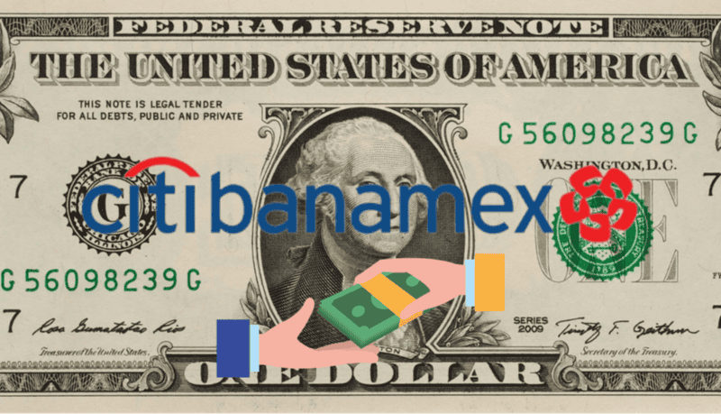  Citibanamex se ha mantenido durante el mes de octubre de 2024 como el banco que mejor compra el dólar. CANVA/ ESPECIAL