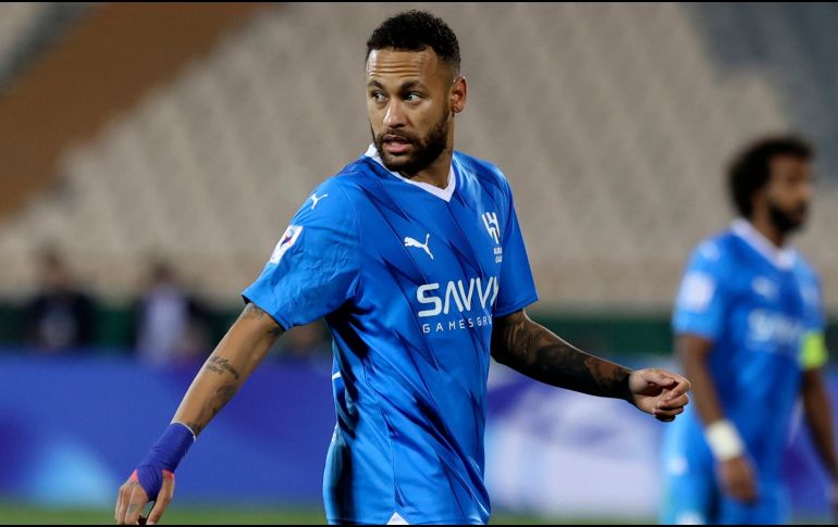 El delantero brasileño Neymar del club saudí Al Hilal en la Liga de Campeones de Asia. ARCHIVO / AP Foto