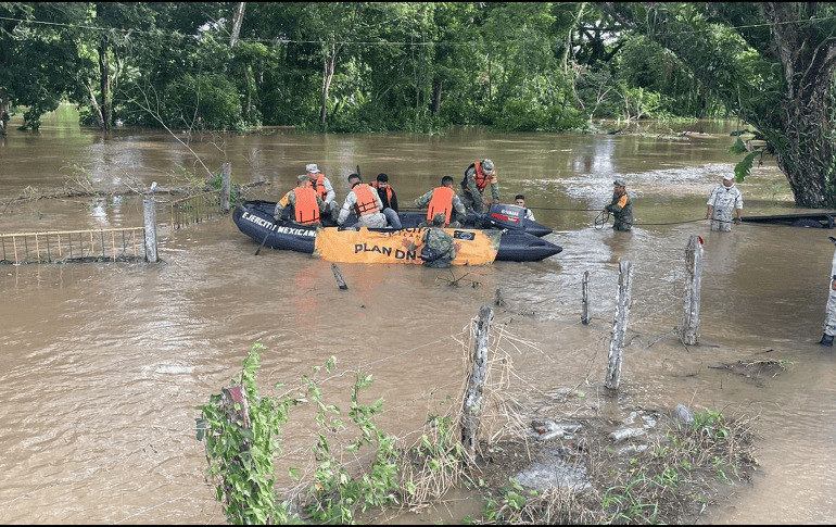 Durante la contingencia fue necesario evacuar a aproximadamente 250 personas de los municipios de Tacotalpa, Teapa y Jalapa. SUN