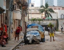 Fotografía satelital donde se muestra la localización de la tormenta tropical Oscar este lunes, en el Atlántico. EFE / Y. Zamora
