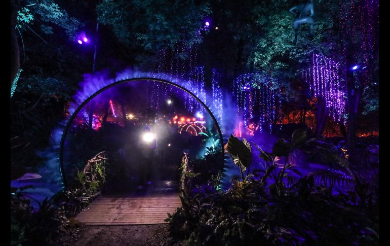 Este lunes se desarrolló un recorrido para medios de comunicación para conocer el avance del montaje, el cual se encuentra en un 93%, según compartió Tania Cortés, directora de Calaverandia, quien además resalta que el parque ha crecido en extensión. EL INFORMADOR / A. Navarro