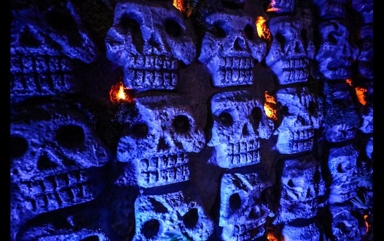 Este lunes se desarrolló un recorrido para medios de comunicación para conocer el avance del montaje, el cual se encuentra en un 93%, según compartió Tania Cortés, directora de Calaverandia, quien además resalta que el parque ha crecido en extensión. EL INFORMADOR / A. Navarro