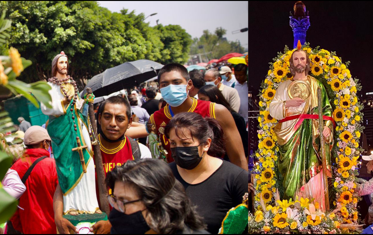 San Judas Tadeo es uno de los Santos más adorados por la feligresía mexicana. SUN / ARCHIVO