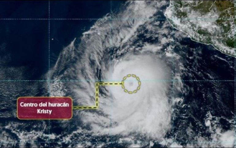 El huracán 'Kristy' ha alcanzado la categoría 1 en la escala Saffir-Simpson, según informes recientes de los servicios meteorológicos. ESPECIAL