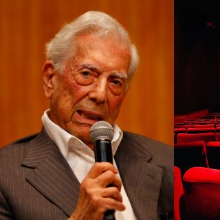 Mario Vargas Llosa asiste a una adaptación teatral de su obra en Lima