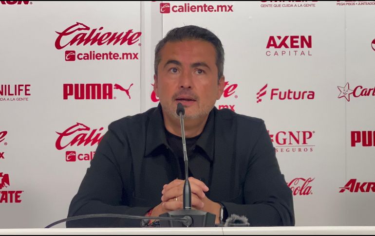 Ortega se dijo feliz luego de que su equipo logró remontar un partido. EL INFORMADOR.