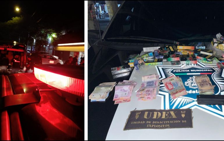 La detención se realizó en la colonia Postes Cuates. ESPECIAL / Policías de Guadalajara