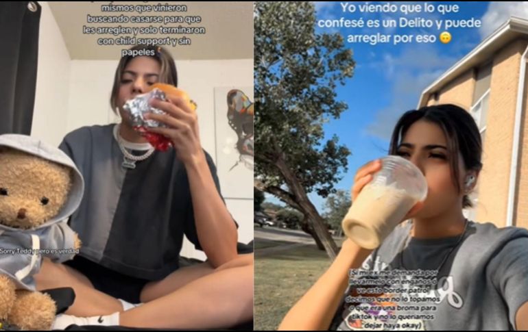 la tiktoker ha compartido posteriormente que el contenido era en realidad un video creado con Inteligencia Artificial y un guion que solo aprendió de un programa llamado La Rosa de Guadalupe. TIKTOK/monts.user555