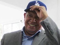 El pelotero mexicano, Fernando Valenzuela, siempre mostró su amor a los Dodgers. ARCHIVO / Agencia EL UNIVERSAL