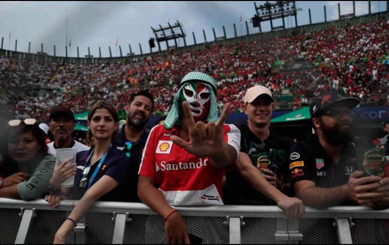 El Autódromo Hermanos Rodríguez espera otra espectacular entrada en el GP de México. ARCHIVO / Agencia EL UNIVERSAL