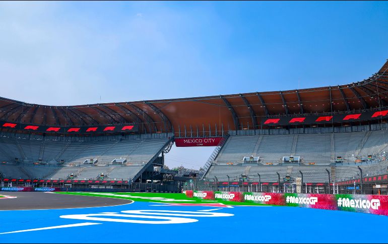 El Autódromo Hermanos Rodríguez está listo para recibir a los miles de aficionados a la Fórmula 1 a partir de este viernes. IMAGO7