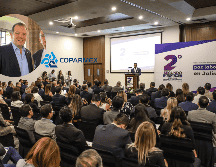 Raúl Flores López de la Coparmex estuvo presente en el 2° informe de avances y resultados del Centro de Conciliación Laboral de Jalisco . EL INFORMADOR / A. Navarro