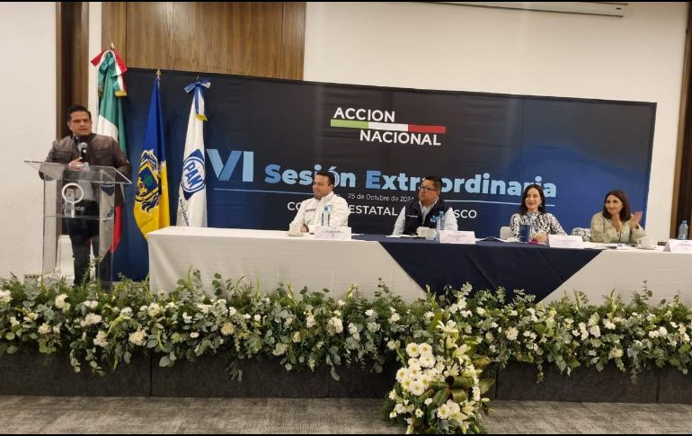 El nuevo dirigente también hizo un llamado al gobernador electo de Jalisco, Pablo Lemus, para trabajar por el bien del estado. CORTESÍA.