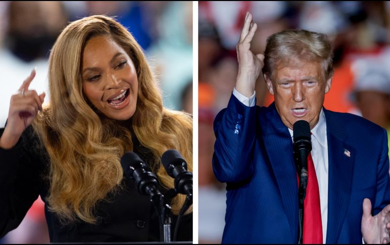 El candidato republicano dedicó unas palabras para la cantante. EFE / EPA / CARLOS RAMIREZ / ARCHIVO