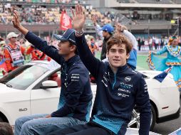 Franco Colapinto respondió a la afición brindando un gran espectáculo dentro de la pista. EFE/ J. Méndez.