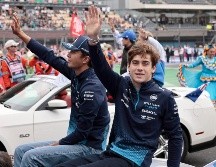 Franco Colapinto respondió a la afición brindando un gran espectáculo dentro de la pista. EFE/ J. Méndez.