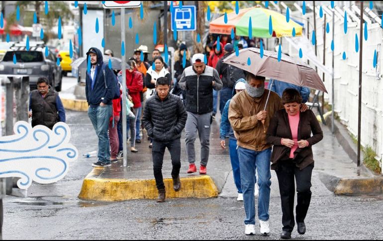 Este es el pronóstico de lluvias y temperaturas mínimas para hoy martes 29 de octubre de 2024. EL INFORMADOR / ARCHIVO