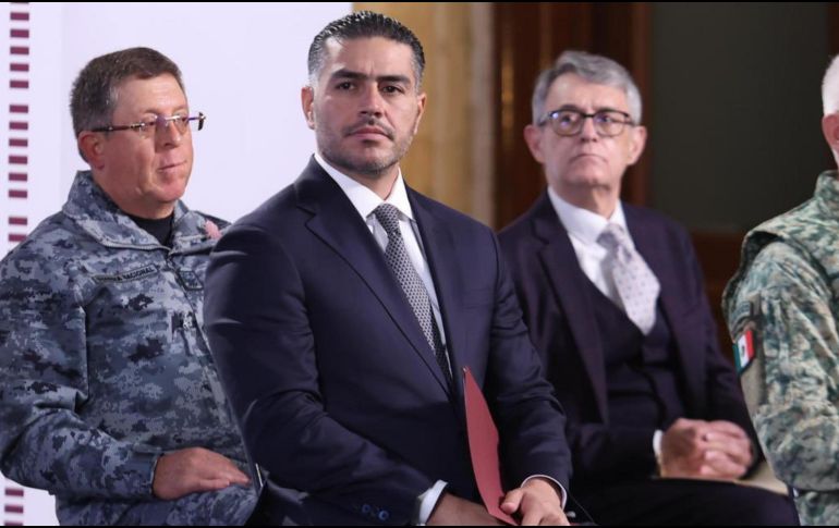 García Harfuch destacó que en el gabinete de seguridad se han desarrollado líneas de acción, con inteligencia e investigación, además de estrecha coordinación institucional para conseguir la paz y contra la impunidad. X / @OHarfuch