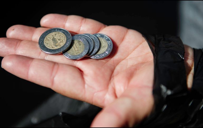 El salario mínimo en México es de 248.93 pesos diarios, lo que equivale a 7,468 pesos mensuales. EL INFORMADOR / ARCHIVO