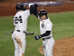 Los Yankees de Nueva York siguen vivos en la Serie Mundial gracias a sus bateadores de menor jerarquía. EFE/ CJ GUNTHER.