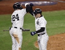 Los Yankees de Nueva York siguen vivos en la Serie Mundial gracias a sus bateadores de menor jerarquía. EFE/ CJ GUNTHER.