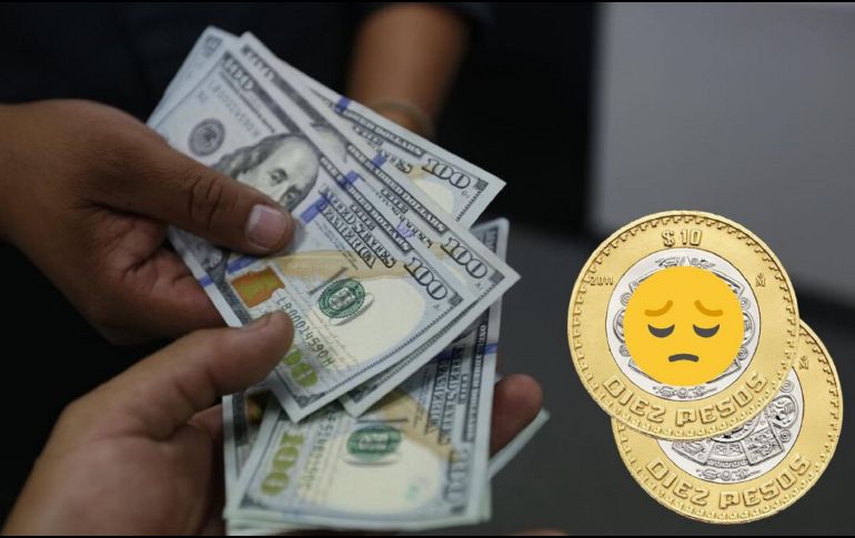 Este día, el peso se debilitó frente al dólar a pesar del buen resultado del PIB preliminar del tercer trimestre de 2024 de México. EFE / ARCHIVO
