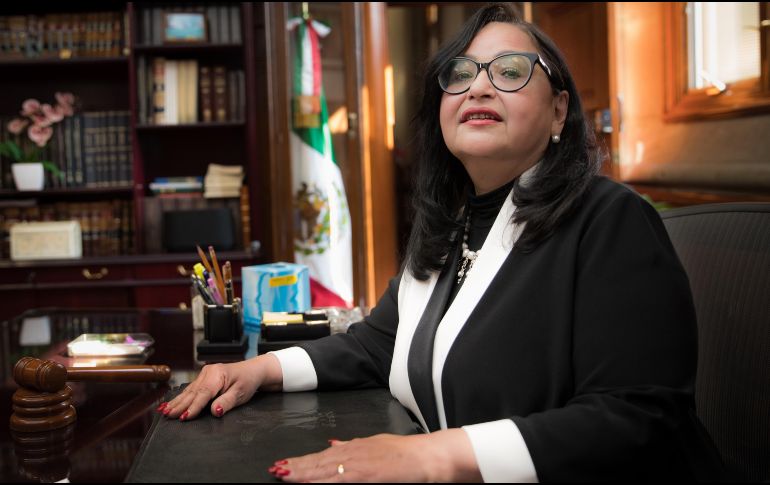Norma Lucía Piña Hernández, hizo pública su renuncia al cargo de ministra que asumió en 2015, en el sexenio del priista Enrique Peña Nieto. SUN / ARCHIVO