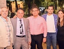 Marco Antonio Rendón, Carlos Benitez, Salvador Nishimura, Salvador Nishimura  y Angélica Montiel. GENTE BIEN JALISCO / Cortesía