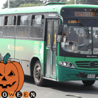 Descartan suspensión del servicio de transporte público por festejos de Halloween