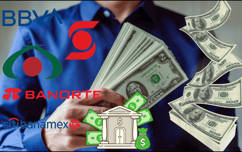 En México hay por los menos dos bancos en los cuales ha convenido comprar a mejor precio el dólar estadounidense por su costo bajo durante octubre, ¿sabes cuáles son? ESPECIAL/ CANVA