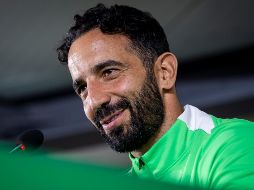 Rúbem Amorim en su última conferencia de prensa con su anterior equipo, el Sporting de Portugal. EFE / EPA / JOSE SENA GOULAO