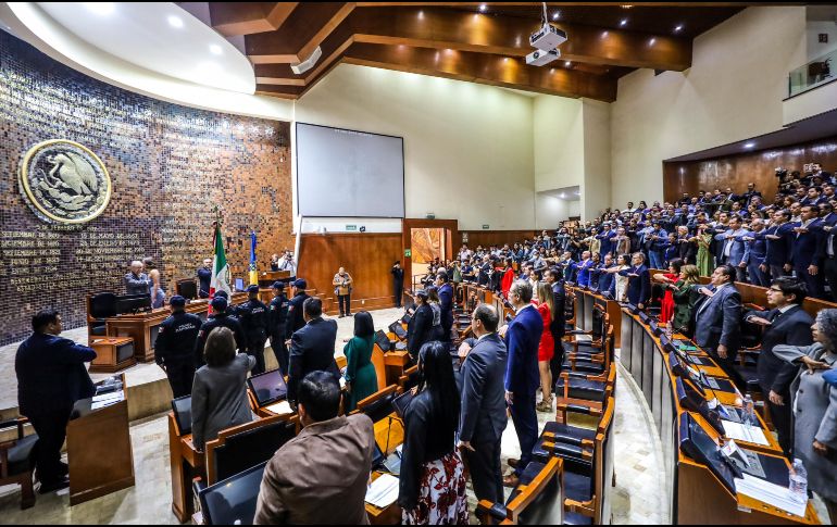 Con distintos objetivos se presentaron las bancadas que conforman la 64 Legislatura en el Congreso de Jalisco. EL INFORMADOR / A. Navarro
