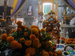 La comunidad Purepecha del pueblo de Urandén, en Michoacán, se prepara para el Día de Muertos. ARCHIVO / Agencia EL UNIVERSAL