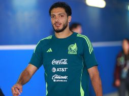 Raúl Jiménez,durante un partido amistoso internacional entre la Selección Nacional de Mexico y el Valencia. IMAGO7