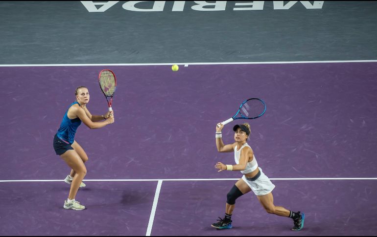 Zarazúa y Tikhonova se enfrentarán a Kononova y Kozyreva en la segunda ronda. CORTESÍA