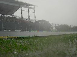 Las rondas clasificatorias del Gran Pemio de Brasil han quedado suspendidas debido a la lluvia. ESPECIAL / X: @F1