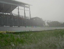 Las rondas clasificatorias del Gran Pemio de Brasil han quedado suspendidas debido a la lluvia. ESPECIAL / X: @F1