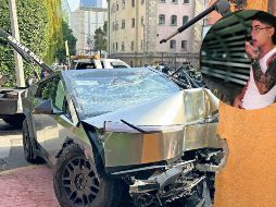 Jhay Pa sería la persona detrás del volante en el choque de la Cybertruck. SUN / EELG