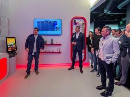 En esta gira de trabajo en Estados Unidos, el ex alcalde de Zapopan también tuvo una reunión con dirigentes de la empresa Oracle. CORTESÍA.