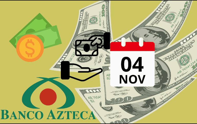 Esta es la cotización del dólar estadounidense para el día de hoy lunes 04 de noviembre de 2024 en Banco Azteca. CANVA/ ESPECIAL