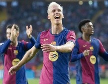 Dani Olmo regresó después de superar una lesión y lo hizo anotando un doblete. EFE