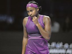 Gauff, de 20 años, mostró mayor explosividad en el duelo ante su compatriota. EFE