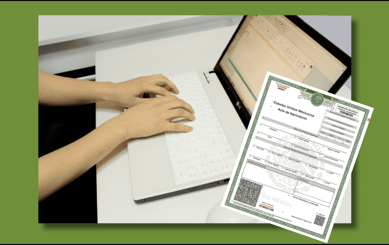 Si al solicitar tu acta certificada en línea aparece la leyenda 