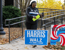 Los 19 votos electorales que aporta Pensilvania son la joya de la corona de las elecciones de este martes. EFE/ D. Muse