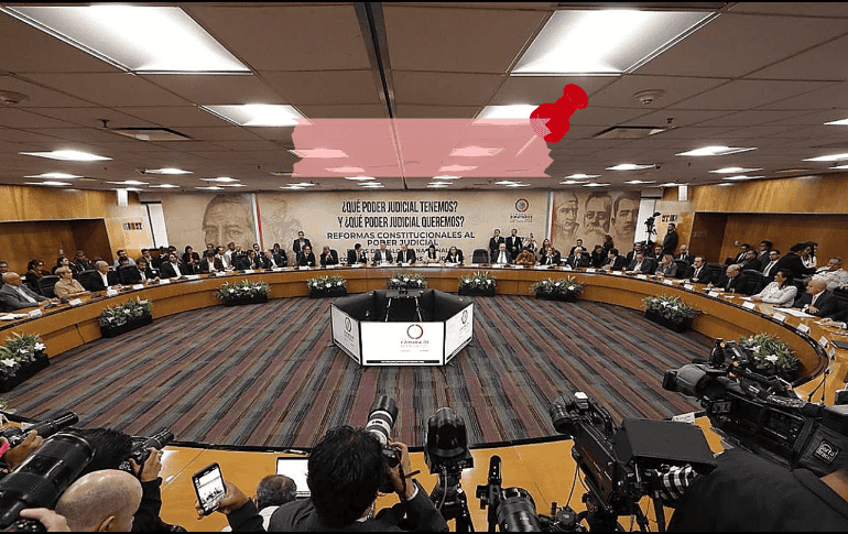 La tarde de este martes la SCJN “bateó” continuar analizando la improcedencia de la Reforma Judicial. EFE/ ARCHIVO/ CANVA/ ESPECIAL
