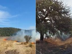 El incendio resultó en daños significativos y una persona intoxicada. ESPECIAL