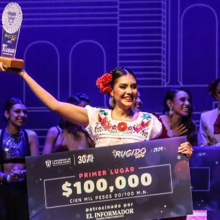 Andrea Garibay, de CU Ciénega, gana  Rugido UdeG 2024