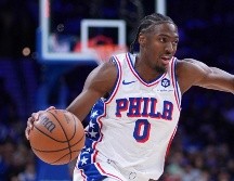 Tyrese Maxey de los 76ers de Filadelfia durante el encuentro de temporada regular ante Memphis. ARCHIVO / AP Foto