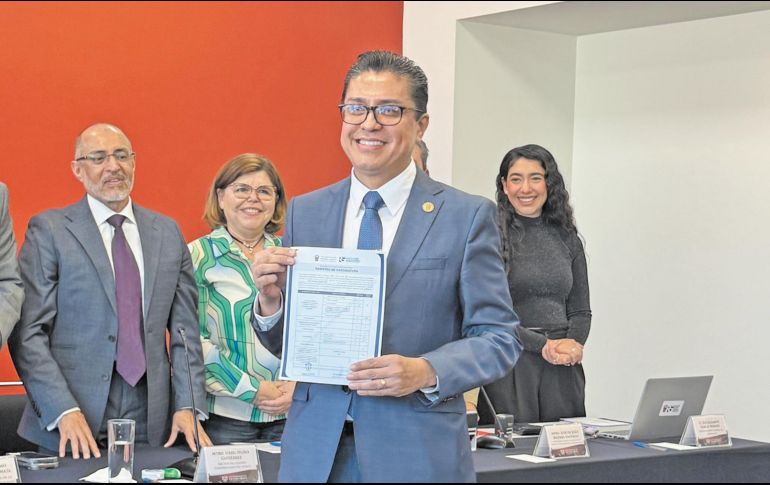 Francisco Muñoz Valle, aspirante a la rectoría general de la Universidad de Guadalajara. ESPECIAL